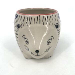 Yokohama Studio 3D Hedgehog Mug Japan Miyabi Cup 20 oz Hand Painted Whimsical